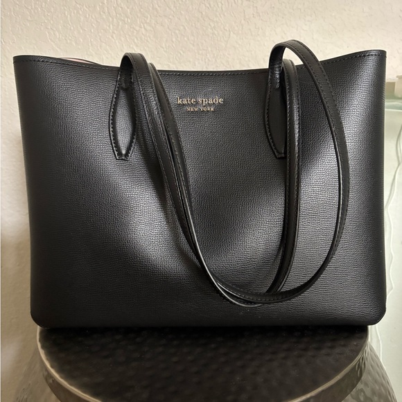 Kate Spade Black Leather Tote Bag - Picture 10 of 10